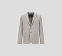 Herno - BLAZER GRIS CLARO CURRUGADO