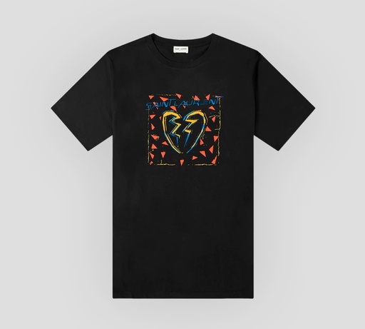 Saint Laurent - FRANELA CUELLO REDONDO BROKEN HEART