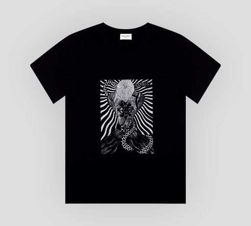 Saint Laurent - FRANELA CUELLO REDONDO MAN VS. SNAKE