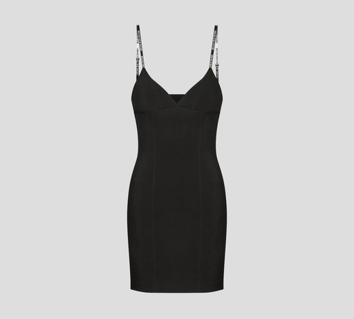 Versace Jeans Couture - MINI VESTIDO STRETCH DE TIRAS CEÑIDO AL CUERPO