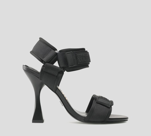 Versace Jeans Couture - SANDALIAS DE VELCRO CON LOGO EN GOMA