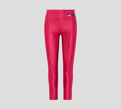 Chiara Ferragni - LEGGIN EN TELA DE LYCRA SEMI BRILLANTE CON LOGO DE OJO Y ESTRELLA