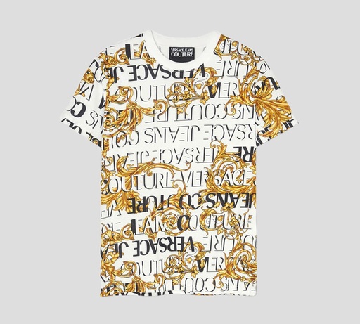 Versace Jeans Couture - FRANELA CUELLO REDONDO CON ESTAMPADO GARLAND