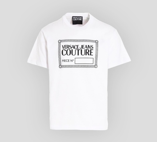 Versace Jeans Couture - FRANELA CON LOGO VJC ENMARCADO SOBRE EL PECHO