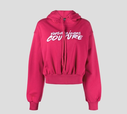 Versace Jeans Couture - HOODIE CON LETRAS VJC BORDADAS SOBRE EL PECHO