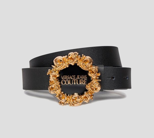 [73VA6F30-71627-899] Versace Jeans Couture - CORREA CON HEBILLA GARLAND ORNAMENTADA