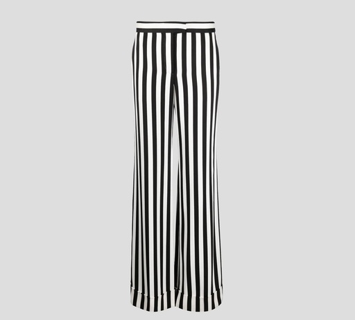 Moschino - PANTALÓN DE VESTIR CORTE RECTO CON ESTAMPADO A RAYAS