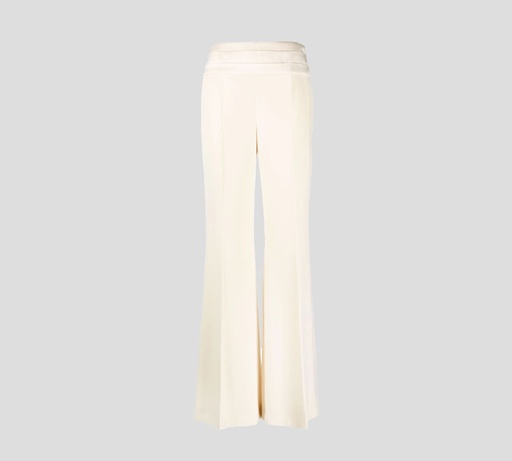Moschino - PANTALÓN DE VESTIR CORTE RECTO CON FAJIN EN TELA SATINADA