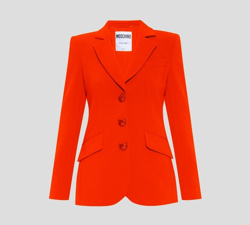 Moschino - BLAZER CERRADO CON BOTONES DE OSO