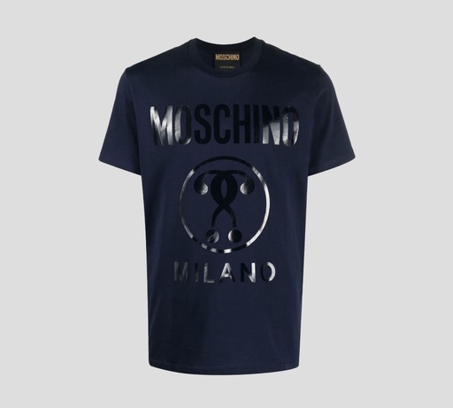 Moschino - FRANELA CUELLO REDONDO CON ESTAMPADO MILANO FRONTAL