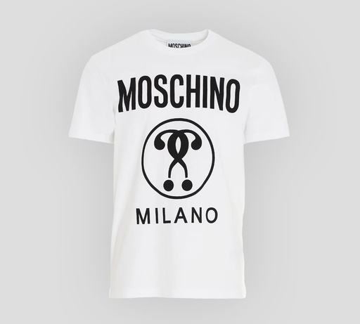 Moschino - FRANELA CUELLO REDONDO CON ESTAMPADO MILANO FRONTAL