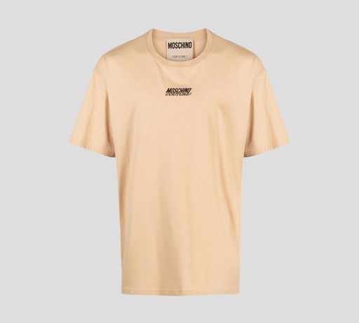 Moschino - FRANELA CUELLO REDONDO CON LOGO COUTURE BORDADO