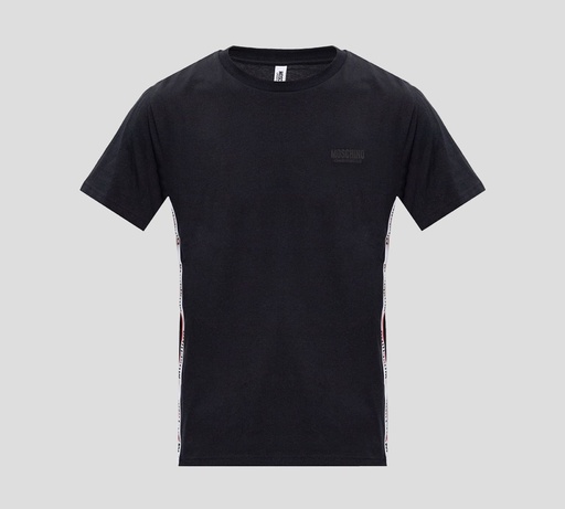 Moschino - FRANELA CUELLO REDONDO CON BANDAS ELÁSTICAS A LOS LADOS