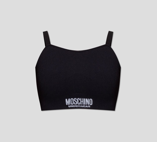 Moschino - TOP ÍNTIMO DEPORTIVO EN TELA ELÁSTICA ACANALADA