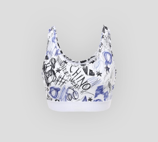Moschino - TOP ÍNTIMO DEPORTIVO CON PRINT DE RAYONES VARIOS