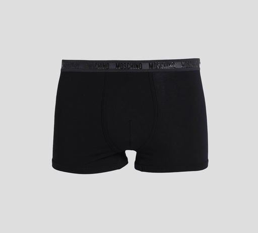 Moschino - BOXER UNICOLOR CON BANDA ELÁSTICA FINA A LA CADERA