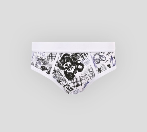 Moschino - INTERIOR CON PRINT DE RAYONES VARIOS