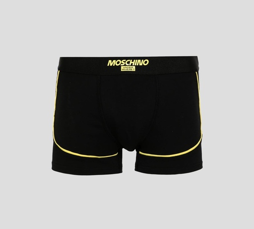 Moschino - BOXER "UNDER WHERE?" CON LÍNEA NEÓN