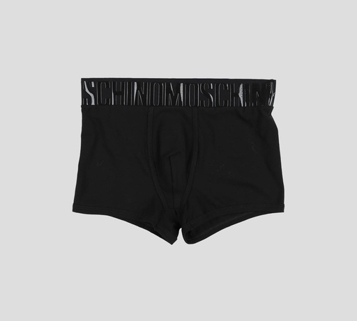 Moschino - BOXER CON BANDA ELÁSTICA A LA CADERA CON LETRAS EN GOMA BRILLANTE
