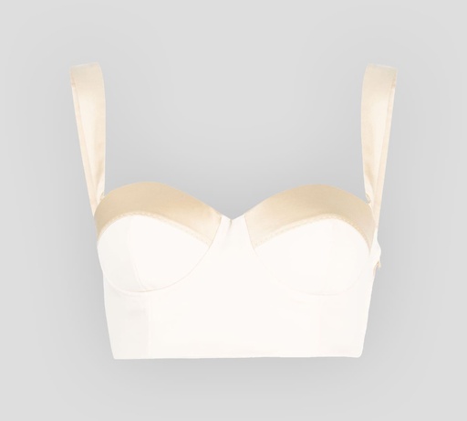 Moschino - TOP BUSTIER CLÁSICO NUDE