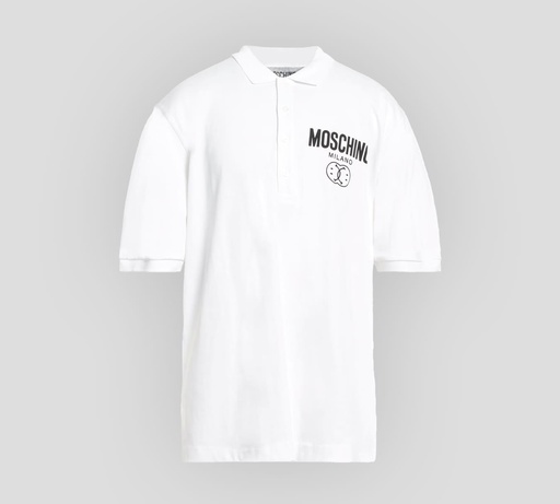 Moschino - POLO CON ESTAMPADO "MILANO" SOBRE EL PECHO