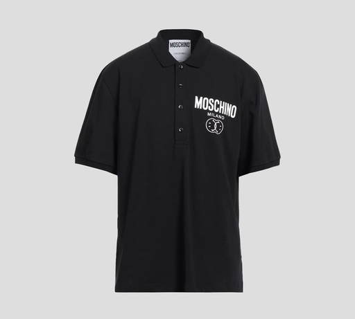 Moschino - POLO CON ESTAMPADO "MILANO" SOBRE EL PECHO