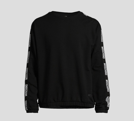 Moschino - SWEATER CUELLO REDONDO CON RUEDOS ARRUCHADOS