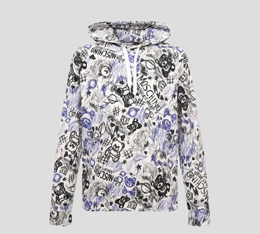 Moschino - HOODIE CON PRINT DE RAYONES VARIOS