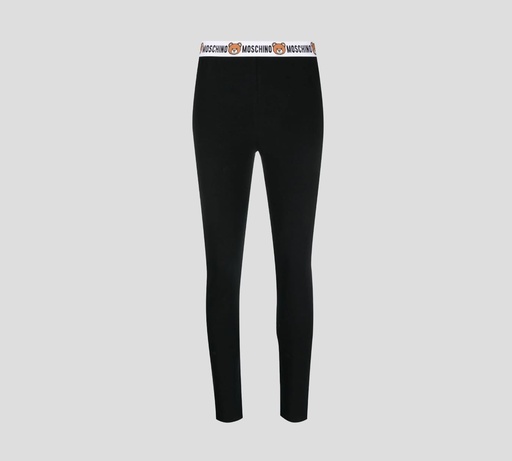 Moschino - LEGGIN DEPORTIVA "BEAR" CON BANDA ELÁSTICA A LA CADERA