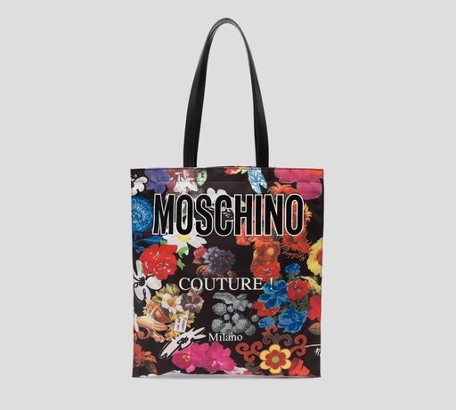 [A7434-8226-1888] Moschino - CARTERA SHOPPING BAG CON ESTAMPADO FLORAL