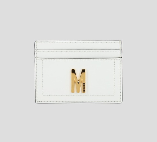 [A8119-8008-0001] Moschino - TARJETERO "M" EN DORADO