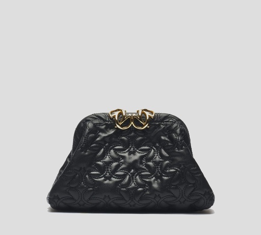 [CL004-BK001-NL001] Elie Saab - CARTERA SOBRE MATELASSÉ DE CUERO