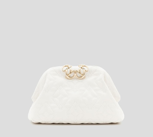 [CL004S24-W0001-NL002] Elie Saab - CARTERA SOBRE MATELASSÉ DE CUERO