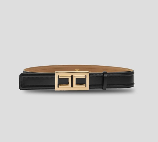 Elisabetta Franchi - CINTURÓN CON HEBILLA EF RECTANGULAR