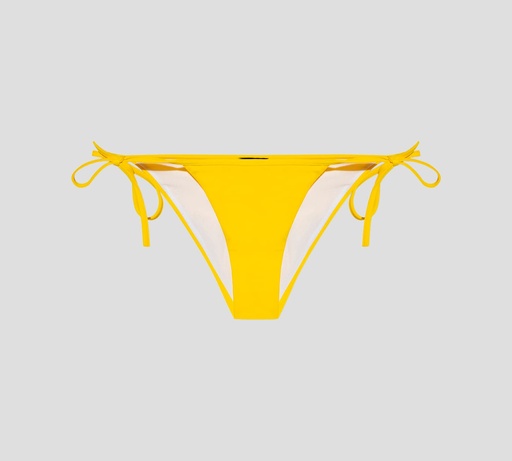 Dsquared2 - BIKINI DE TRAJE DE BAÑO AMARILLO CON LETRAS ROSADAS