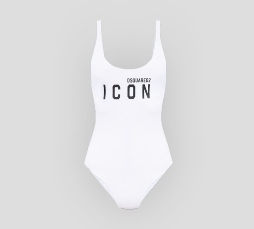 Dsquared2 - TRAJE DE BAÑO ENTERO ICON CON LOGO FRONTAL