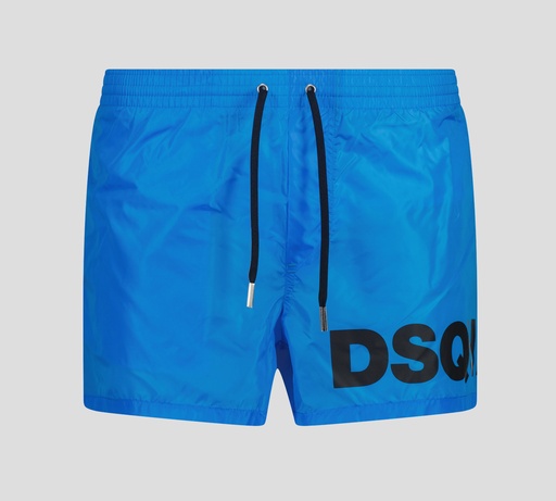 Dsquared2 - SHORT DE PLAYA MIDI CON LOGO EN NEGRO