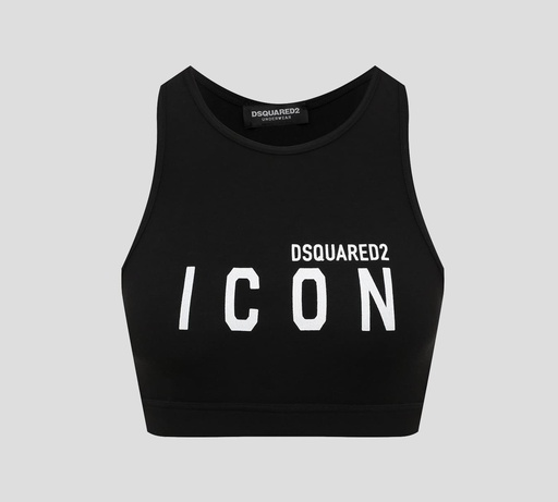 Dsquared2 - TOP DEPORTIVO ICON CON LOGO FRONTAL