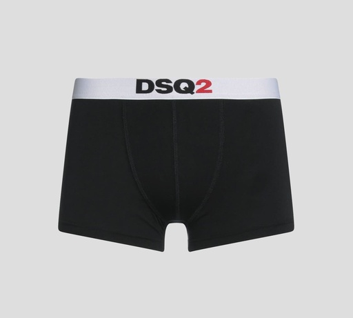 Dsquared2 - BOXER CORTO CON LOGO DSQ2 SOBRE BANDA ELÁSTICA