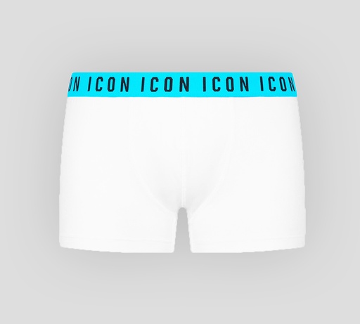 Dsquared2 - BOXER CORTO ICON CON BANDA ELÁSTICA AZUL A LA CADERA