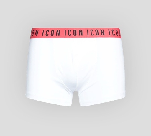 Dsquared2 - BOXER CORTO ICON CON BANDA ELÁSTICA CORAL A LA CADERA