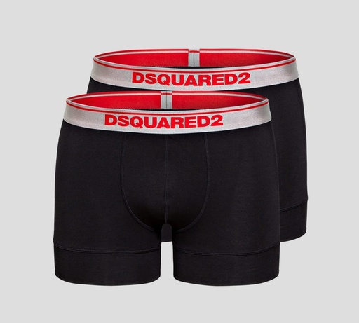 Dsquared2 - BI PACK DE BOXERS CORTOS CON BANDA ELÁSTICA A LA CADERA