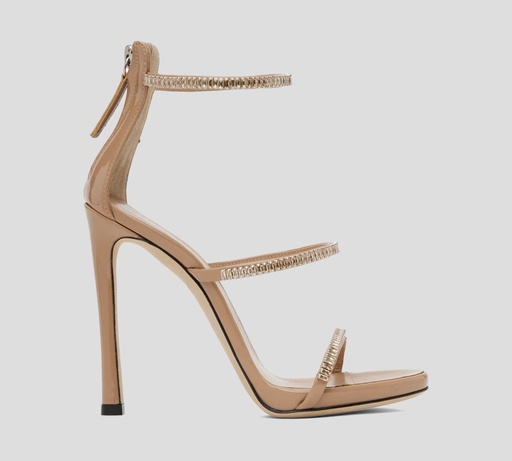 Giuseppe Zanotti - SANDALIA SOUTH CON PIEDRAS BRILLANTES Y CIERRE TRASERO