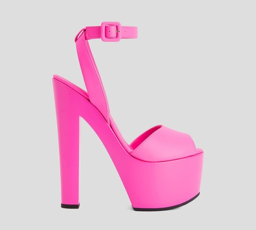 [E100060-015] Giuseppe Zanotti - SANDALIAS DE PLATAFORMA PEEP TOE CON AMARRE AL TOBILLO