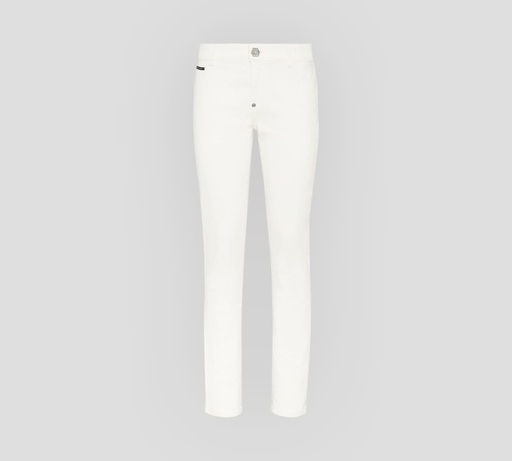 Philipp Plein - SKINNY JEANS CLÁSICO CON SELLO DE MARCA SOBRE BOLSILLO TRASERO