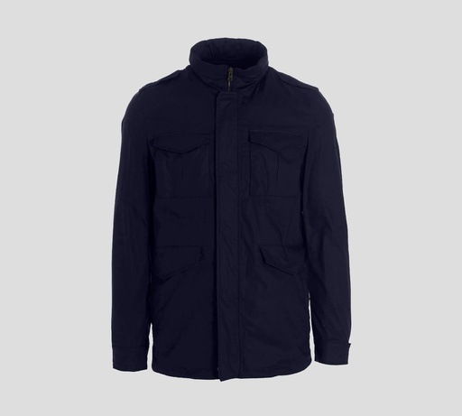 Herno - CHAQUETA CON HOODIE REMOVIBLE Y 4 BOLSILLOS FRONTALES