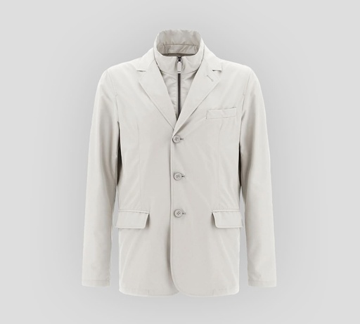 Herno - BLAZER CON CAPA INTERNA TIPO CHAQUETA DE CUELLO ALTO 