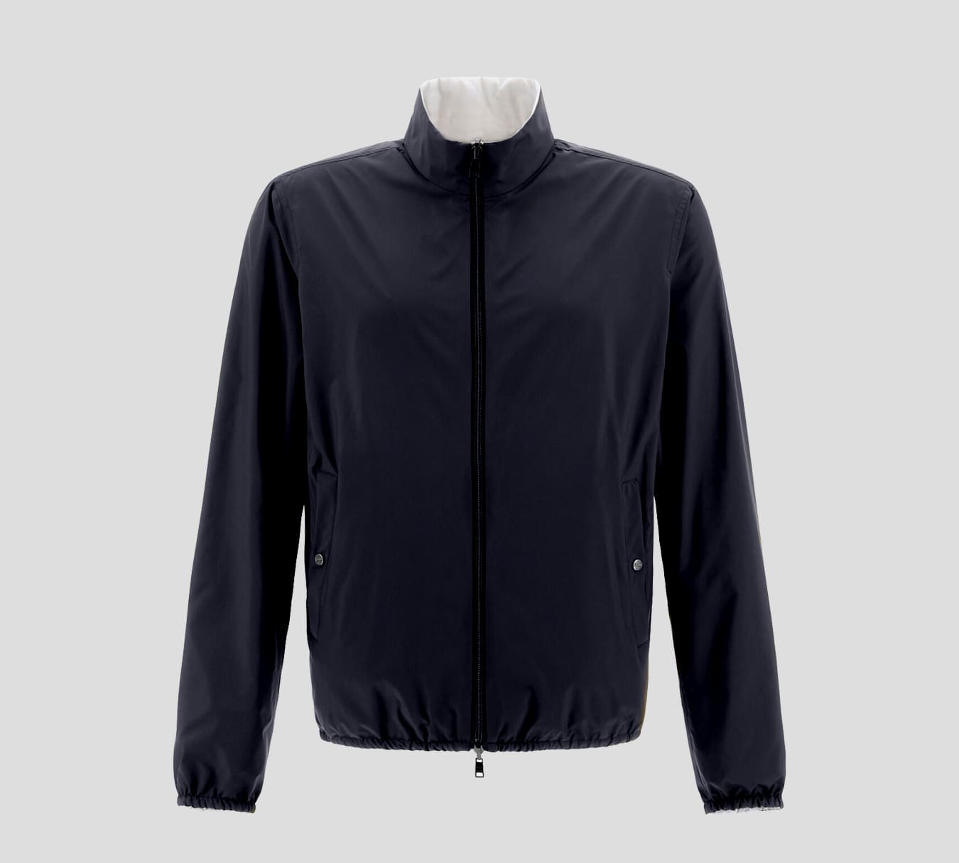 Herno - CHAQUETA BOMBER REVERSIBLE E IMPERMEABLE CON CUELLO ALTO