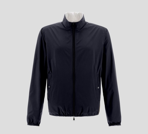 Herno - CHAQUETA BOMBER REVERSIBLE E IMPERMEABLE CON CUELLO ALTO