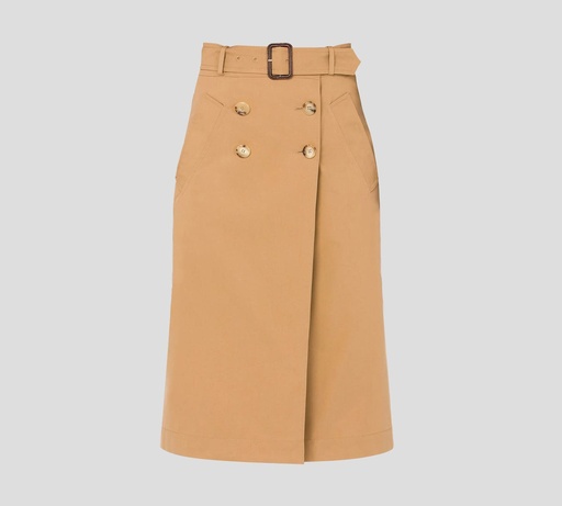 Moschino - FALDA A MEDIA PIERNA CON CINTURÓN